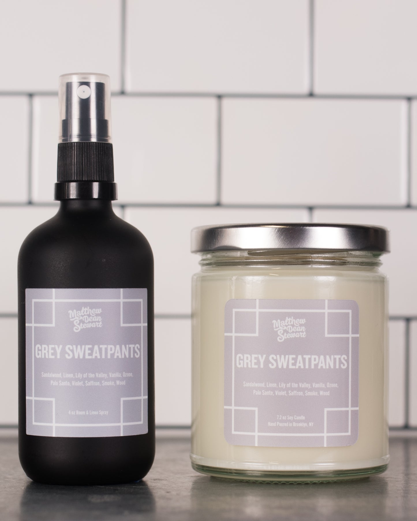 GREY SWEATPANTS ROOM & LINEN SPRAY